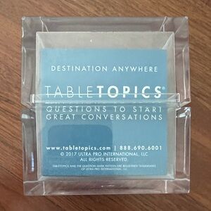 TableTopics Conversation Starter Set: Destination Anywhere